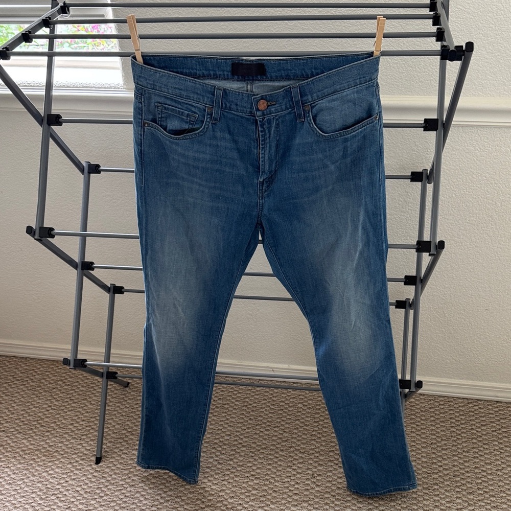 M’s J Brand Kane jeans, washed “Juno” blue, 34w